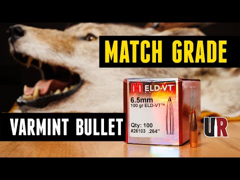 ELD-VT - 6.5mm 100gr: Precision Varmint Bullet