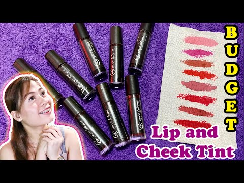 EVER BILENA Lip and Cheek Tint Roller Swatches