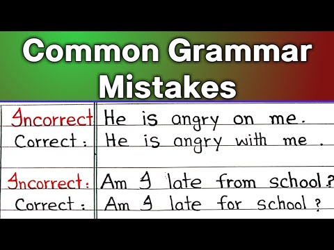 Most common Grammar mistakes || Correct and incorrect sentences || Mistakes & Correction