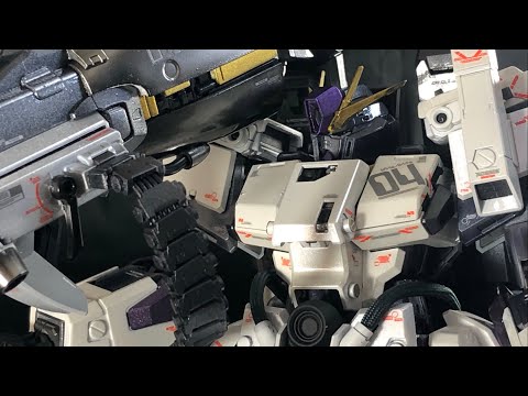 MG  1/100 FAZZ Var.Ka をメタリック塗装する動画