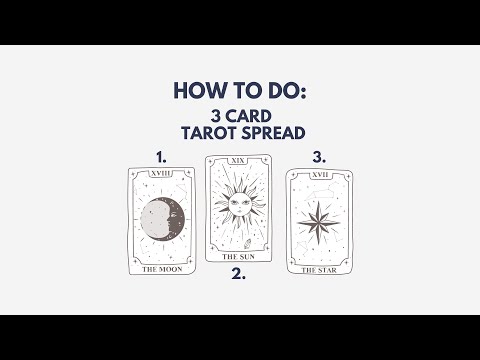 How to do a 3 card Tarot spread