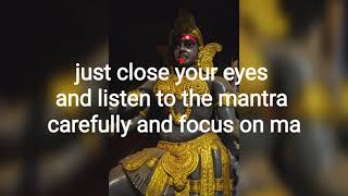 ma kali mantra to remove enemy and black magic #kalimaa #maakalimantra #removeenemiesandblackmagic