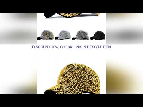 Rhinestone Baseball Cap Ladies Hip Hop Hat Sparkling Full of Diamonds Cool Fashion European and Amer