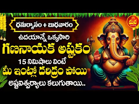 శ్రీ గణనాయక అష్టకం | GANANAYAKA MOST POWERFUL SONGS || DEVOTIONAL SONGS | GANANAYAKA ASHTAKAM TELUGU