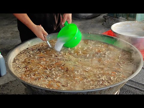 Taiwan style breakfast - Pork thick soup Making /辦桌二路菜,古早味肉焿製作-Taiwan Street Food