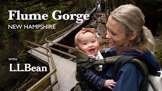 Exploring Flume Gorge New Hampshire with Toddlers // L.L.Bean