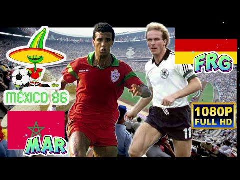 WEST GERMANY vs MAROCCO 1-0 / WORLD CUP MEXICO 1986 / Round of 16 / Full HD 1080p