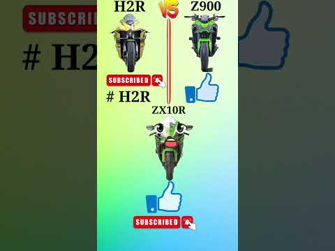 Ninja H2r 🆚 ZX10R 🆚 Z900 । Asli Boss Kon ।।  #shorts #ninjah2r #youtubeshorts @CrazyXYZ #comparison