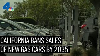 California Bans Sales of New Gas-Powered Cars by 2035 | NBCLA