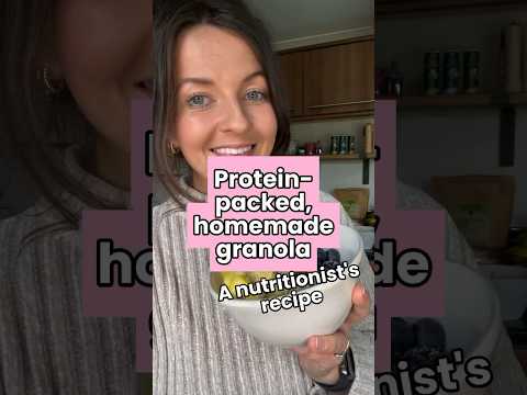 Protein-packed, healthy homemade granola recipe