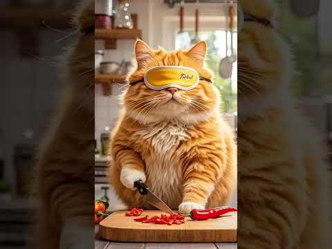 Fatty Chef #aigc #cat #funny #chubbycat #cute