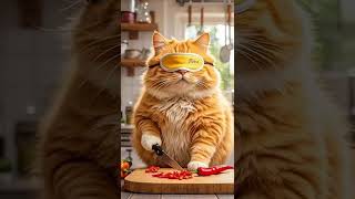 Fatty Chef #aigc #cat #funny #chubbycat #cute