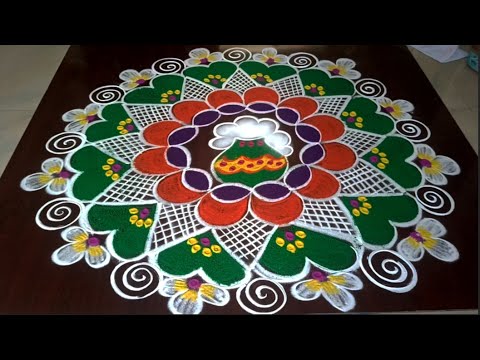 Sankranti muggulu 🦚 beautiful Sankranti rangolis #sankranthi #rangoli #muggulu #festival