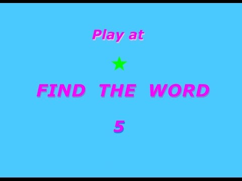 Play at Find The Word 5!  - Quiz game show