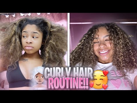 My Curly Hair Routine | From Start To Finish!