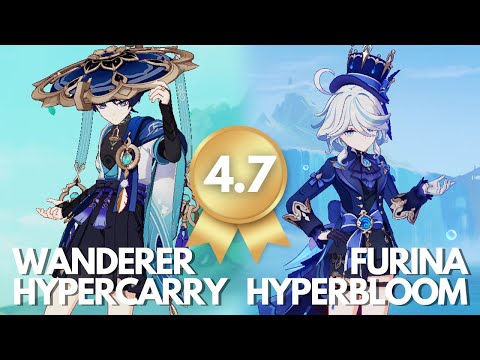 Wanderer Hypercarry and Furina Hyperbloom - Spiral Abyss 4.7 | Genshin Impact