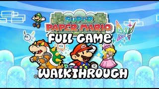 Super Paper Mario - FULL GAME - Walkthrough - No Commentary