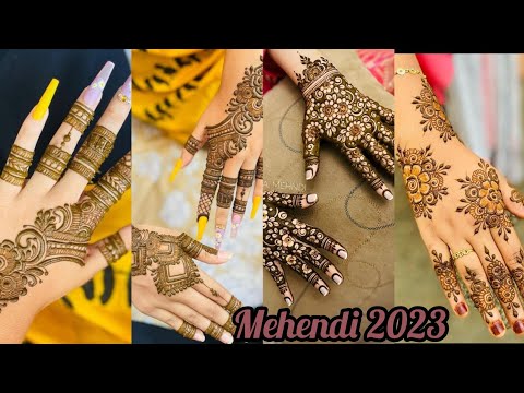 Beautiful mehendi 2023 #newmehendidesigns #uniquemehndidesign