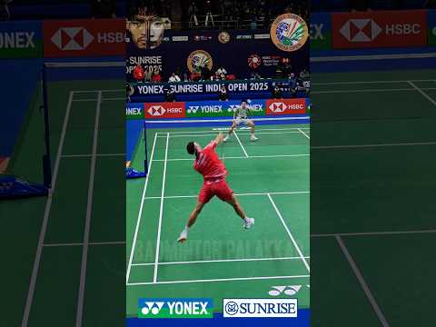 Lee cheuk Yiu's line Smash and Viktor Axelsen's Challenge 😱💥💥🔥#badminton #leecheukyiu #viktoraxelsen