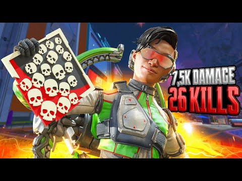 AMAZING Conduit 26 KILLS and 7,500 Damage Apex Legends Gameplay