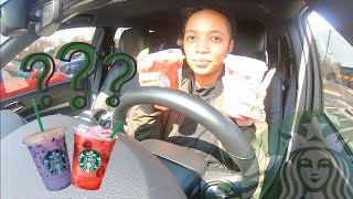 TRYING VIRAL STARBUCKS DRINKS | #TikTokInspired