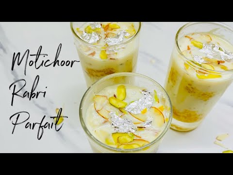 Motichoor Rabri Parfait | दिवाली स्पेशल मोतीचूर रबरी शॉट | Motichoor Rabri shots | Diwali special |