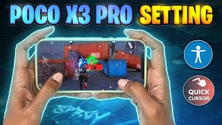 (HEADSHOT SETTING) poco X3 pro (BEST SENSITIVITY) for Headshot in Free fire