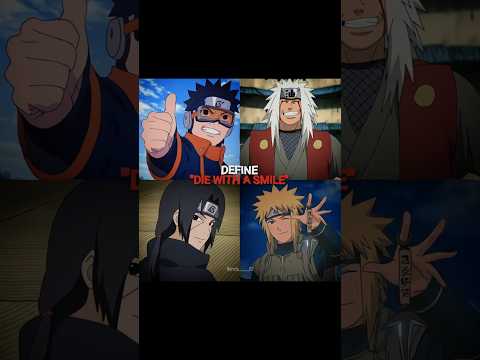 Die with a smile.         #obito #obitouchiha #itachi #itachiuchiha #jiraiya #minato #die #smile