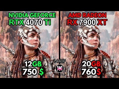 RTX 4070 Ti VS RX 7900 XT : 2K GAMING TEST