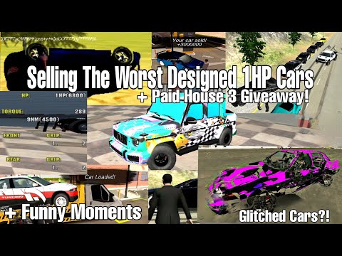 Selling The Worst Designed 1HP Car For $$$ + Funny Moments | Car Parking Multiplayer - Olzhass Games