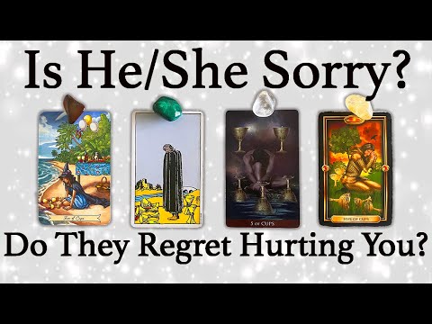 IS HE/SHE SORRY? | D0 THEY REALIZE THEY HAVE HURT YOU? | WILL THEY APOLOGIZE? | PICK A CARD