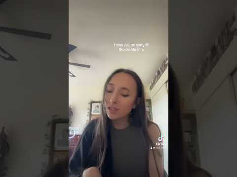 I miss you I’m sorry cover by Gracie Abram’s