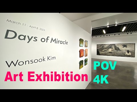 Art Exhibition Walk Around - Wonsook Kim 김원숙 전시회