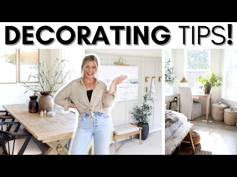 HOME DECORATING TIPS || STYLING IDEAS || MY GO-TO DECORATING TIPS FOR A HIGH-END SPACE