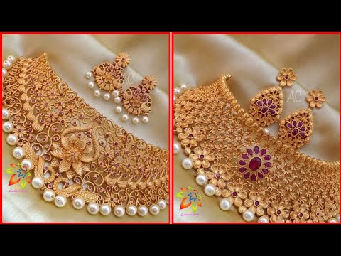 Gold Bridal Jewelry Set | South Indian Style | Wedding Jewelry(SS Style Corner,,,2024)