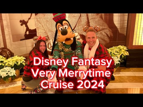 DISNEY FANTASY Very Merrytime Cruise!! Shows, Tree Lighting, Characters, Santa & MORE!!!