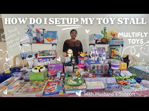 How do I showcase products in my stall- MultiflyToys- End to End video with lots of tips   #business