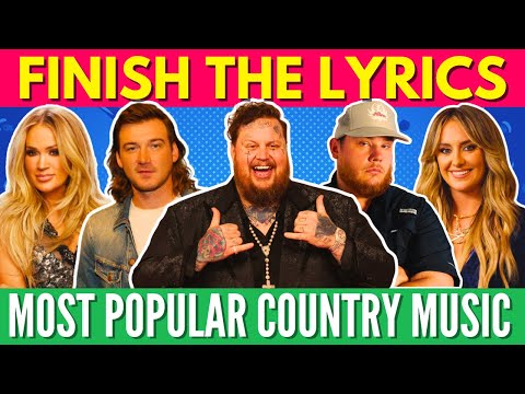 FINISH THE LYRICS - Country Edition 2025📀Country Music Quiz 🎶