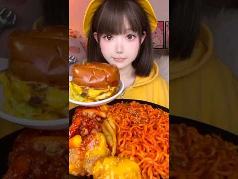 먹방 먹는 소리 Chicken Noodle  #asmr #mukbang #eating #shorts