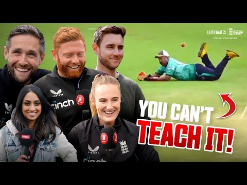 ENGLAND CRICKETERS react to VILLAGE CRICKET | Jonny Bairstow, Chris Woakes, Stuart Broad & more!