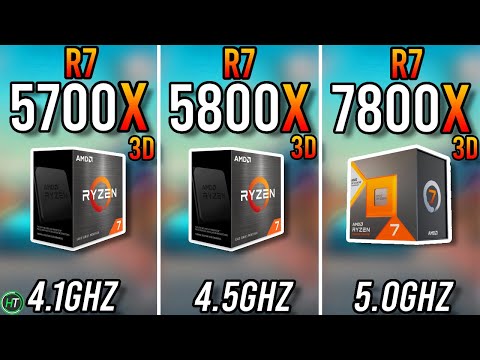 Ryzen 7 5700X3D vs Ryzen 7 5800X3D vs Ryzen 7 7800X3D