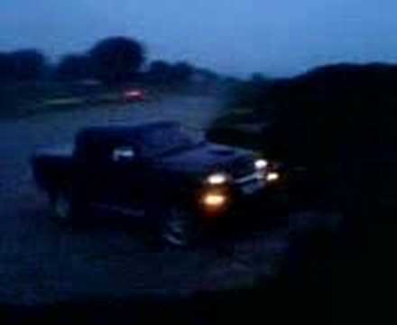 Jumping Mitsubishi Warrior