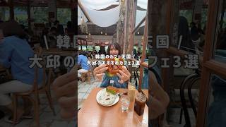 【韓国のカフェ天国🇰🇷】大邱のおすすめカフェ3選！！！#韓国旅行 #大邱 #韓国カフェ