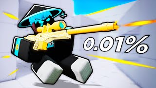 Unlocking DIAMOND CAMO for SNIPER in Roblox Rivals.. (0.001%)