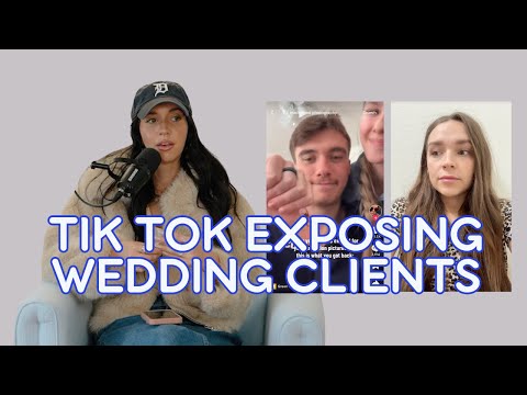 Wedding clients post their "bad wedding photos" to Tik Tok