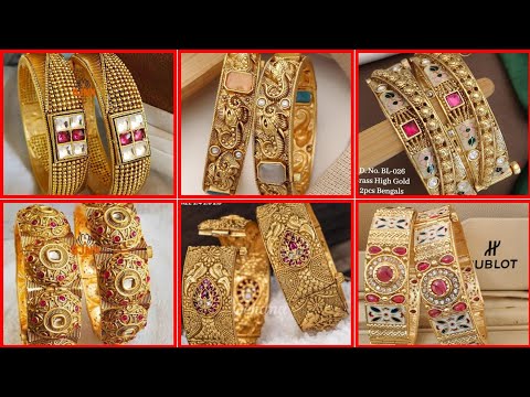 Elegant Ruby Kundan Gold Bridal Bangle Sets Royal Ruby Kundan Gold Bridal Bangle Sets