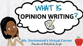 ✏️ What is Opinion Writing? | Opinion Writing For Kids