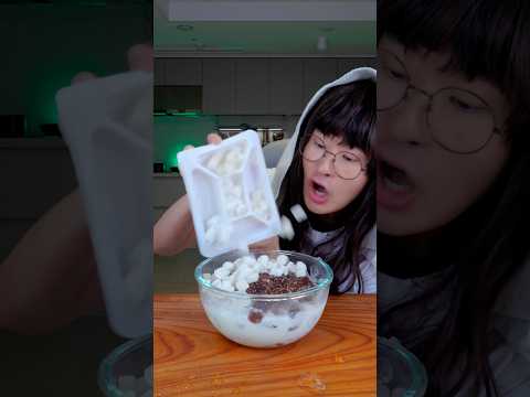 How to make red bean ice cream bingsu